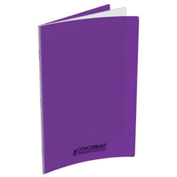 Conquerant Cahiers Polypro bloc-notes 96 feuilles Violet