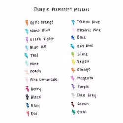 Sharpie 2061125 marqueur 28 pièce(s) Pointe fine Multicolore - Vue supplémentaire 5