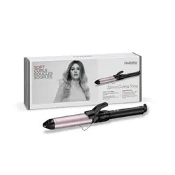 BaByliss Pro 180 Sublim’Touch 32 mm Fer à friser À chaleur Noir, Rose 1,8 m