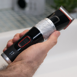 BaByliss E980E tondeuse à cheveux Noir, Rouge, Argent 45