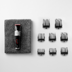 BaByliss E980E tondeuse à cheveux Noir, Rouge, Argent 45