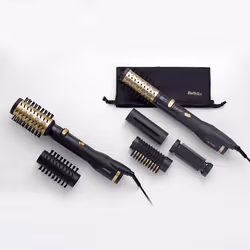 BaByliss AS520E brosse soufflante et fer à lisser Brosse soufflante à air chaud À chaleur Noir, Or 650 W 1,8 m - Vue supplémentaire 8
