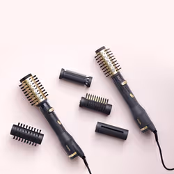 BaByliss AS520E brosse soufflante et fer à lisser Brosse soufflante à air chaud À chaleur Noir, Or 650 W 1,8 m - Vue supplémentaire 9