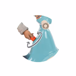 Smoby PORTEUR SCOOTER BLEU - Vue supplémentaire 2