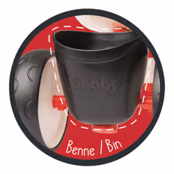 Smoby Porteur Rookie Rouge - Vue supplémentaire 12