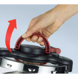 Tefal P4620768 autocuiseur pour cuisinière 6 L Noir, Acier inoxydable - Vue supplémentaire 8