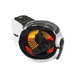Tefal ActiFry Genius XL FZ7600 friteuse Unique 1,2 L Autonome 1350 W Friteuse d’air chaud Noir, Blanc
