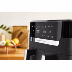 Tefal Dual Easy Fry & Grill EY905B10 friteuse Double 8,3 L Autonome 2700 W Friteuse d’air chaud Gris - Vue supplémentaire 10