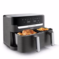 Tefal Dual Easy Fry & Grill EY905B10 friteuse Double 8,3 L Autonome 2700 W Friteuse d’air chaud Gris - Vue supplémentaire 11