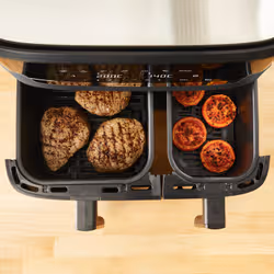 Tefal Dual Easy Fry & Grill EY905B10 friteuse Double 8,3 L Autonome 2700 W Friteuse d’air chaud Gris - Vue supplémentaire 6