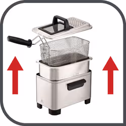 Tefal Easy Pro Premium FR3380 Unique 3 L Autonome 2200 W Acier inoxydable - Vue supplémentaire 2