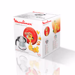 Moulinex PC300B10 presse-agrumes Centrifugeuse lente 25 W Blanc, Gris - Vue supplémentaire 7