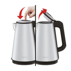 Tefal KI820D10 bouilloire 1,5 L 1800 W Noir, Acier inoxydable