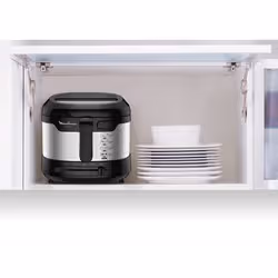 Moulinex AF215D10 friteuse Unique Autonome Noir, Acier inoxydable - Vue supplémentaire 7