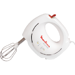 Moulinex ABM1 Batteur à main 200 W Blanc, Rouge