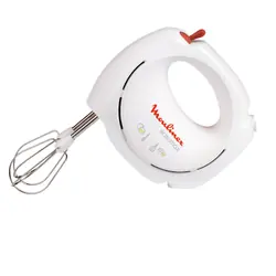 Moulinex ABM1 Batteur à main 200 W Blanc, Rouge