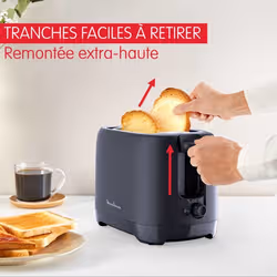 Moulinex LT2M0810 grille-pain 2 part(s) 850 W Bleu - Vue supplémentaire 4