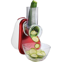 Moulinex Fresh Express + râpe électrique Rouge, Blanc