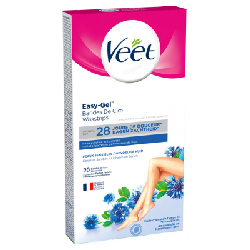Bandes De Cire Corps Et Jambes X20 Peaux Sensibles Veet