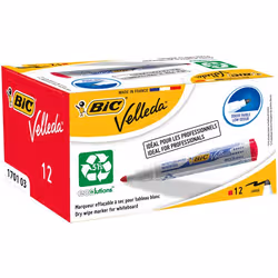 BIC Whiteboard Velleda ECOlutions 1701 marqueur 12 pièce(s) Rouge - Vue supplémentaire 2