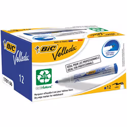 BIC Whiteboard Velleda ECOlutions 1701 marqueur 12 pièce(s) Bleu - Vue supplémentaire 2
