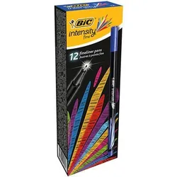 BIC fineliner Intensity stylo-feutre Fin Bleu 12 pièce(s)