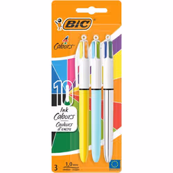 BIC 987811 stylo à bille Stylo à bille rétractable avec clip 3 pièce(s) - Vue supplémentaire 2