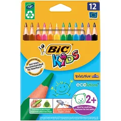 BIC Kids Evolution Triangle Multicolore 12 pièce(s)