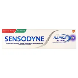 Dentifrice Rapide Et Protection Longue Duree 75ml Sensodyne