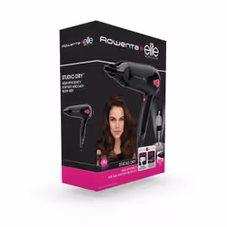 Rowenta Studio Dry Elite CV5372 1700 W Noir, Rose - Vue supplémentaire 3