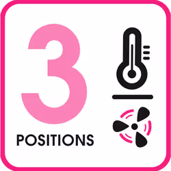 Rowenta Studio Dry Elite CV5372 1700 W Noir, Rose - Vue supplémentaire 6
