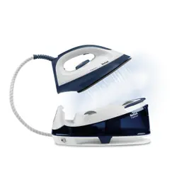 Tefal Fasteo SV6040 Centrale vapeur 2200 W 1,2 L Semelle en céramique Bleu, Blanc