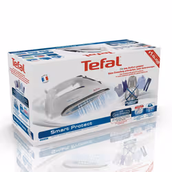 Tefal Smart Protect FV4981 fer à repasser Fer à vapeur Semelle Durilium 2600 W Bleu, Blanc - Vue supplémentaire 4