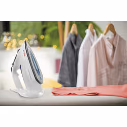 Tefal Smart Protect FV4981 fer à repasser Fer à vapeur Semelle Durilium 2600 W Bleu, Blanc - Vue supplémentaire 6