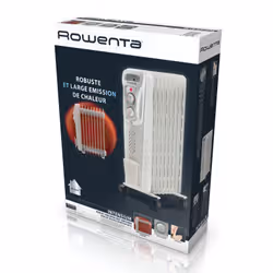 Rowenta Intensium Intérieure Gris 2000 W Chauffage électrique à bain d’huile - Vue supplémentaire 3