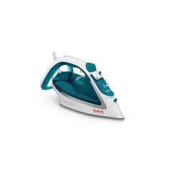 Tefal EasyGliss Plus FV5718 fer à repasser Fer à repasser à sec ou à vapeur Semelle Durilium 2400 W Turquoise, Blanc