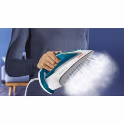 Tefal EasyGliss Plus FV5718 fer à repasser Fer à repasser à sec ou à vapeur Semelle Durilium 2400 W Turquoise, Blanc - Vue supplémentaire 5