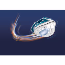 Tefal EasyGliss Plus FV5718 fer à repasser Fer à repasser à sec ou à vapeur Semelle Durilium 2400 W Turquoise, Blanc - Vue supplémentaire 7