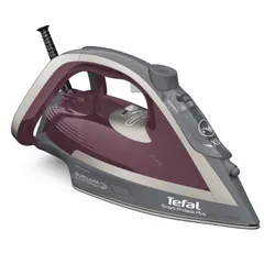 Tefal Smart Protect Plus FV6870 Fer à repasser à sec ou à vapeur Durilium AirGlide soleplate 2800 W Rouge