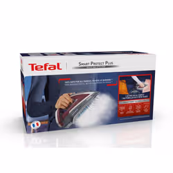 Tefal Smart Protect Plus FV6870 Fer à repasser à sec ou à vapeur Durilium AirGlide soleplate 2800 W Rouge - Vue supplémentaire 11