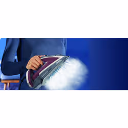 Tefal Smart Protect Plus FV6870 Fer à repasser à sec ou à vapeur Durilium AirGlide soleplate 2800 W Rouge - Vue supplémentaire 5