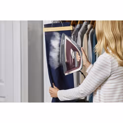 Tefal Smart Protect Plus FV6870 Fer à repasser à sec ou à vapeur Durilium AirGlide soleplate 2800 W Rouge - Vue supplémentaire 7