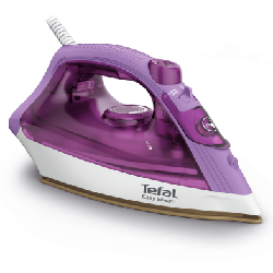 Tefal Steam Essential 2 FV1955E0 fer à repasser Fer à repasser à sec ou à vapeur Semelle en céramique 1400 W Lilas