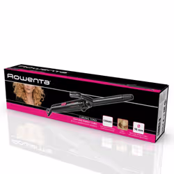 Rowenta Curler 2 CF2119 brosse soufflante et fer à lisser Fer à friser À chaleur Noir 25 W 1,8 m - Vue supplémentaire 7