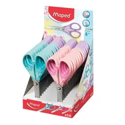 Maped 464413 ciseaux à bouts ronds Universel Découpe droite Couleurs assorties