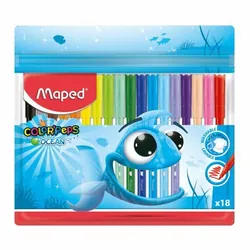 Maped Color’Peps 845721 stylo-feutre Couleurs assorties 18 pièce(s)