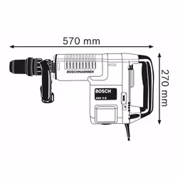 Bosch 0 611 316 703 marteau rotatif 1500 W - Vue supplémentaire 2