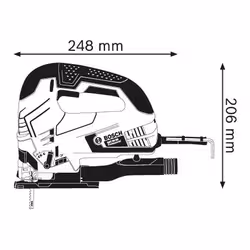 Bosch Elektrowerkzeuge scie sauteuse 650 W 2,6 kg - Vue supplémentaire 2