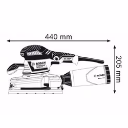 Bosch GSS 280 AVE Professional Ponceuse orbitale 11000 tr/min 22000 OPM - Vue supplémentaire 2