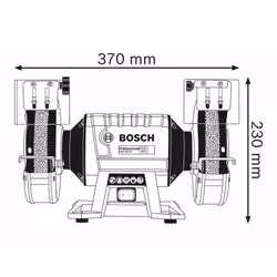 Bosch Touret à meuler GBG 60-20 Professional - Vue supplémentaire 2